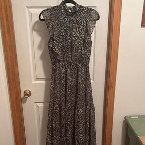 Steve Madden Black and White Maxi Dress